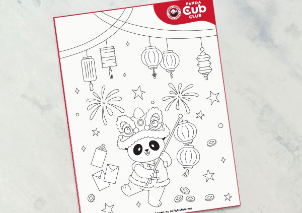 2027 Year of the Goat Coloring Sheet