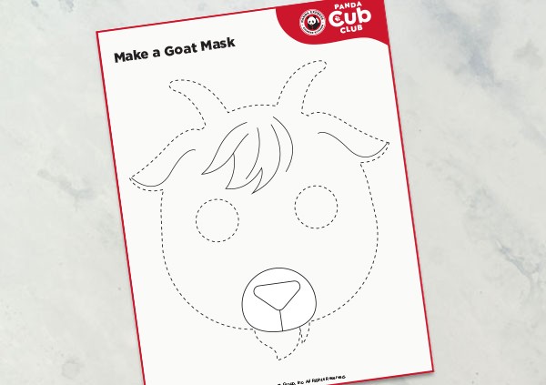 2027 Year of the Goat Mask
