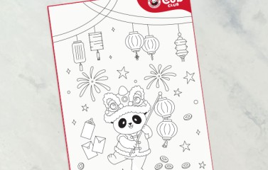 2027 Year of the Goat Coloring Sheet